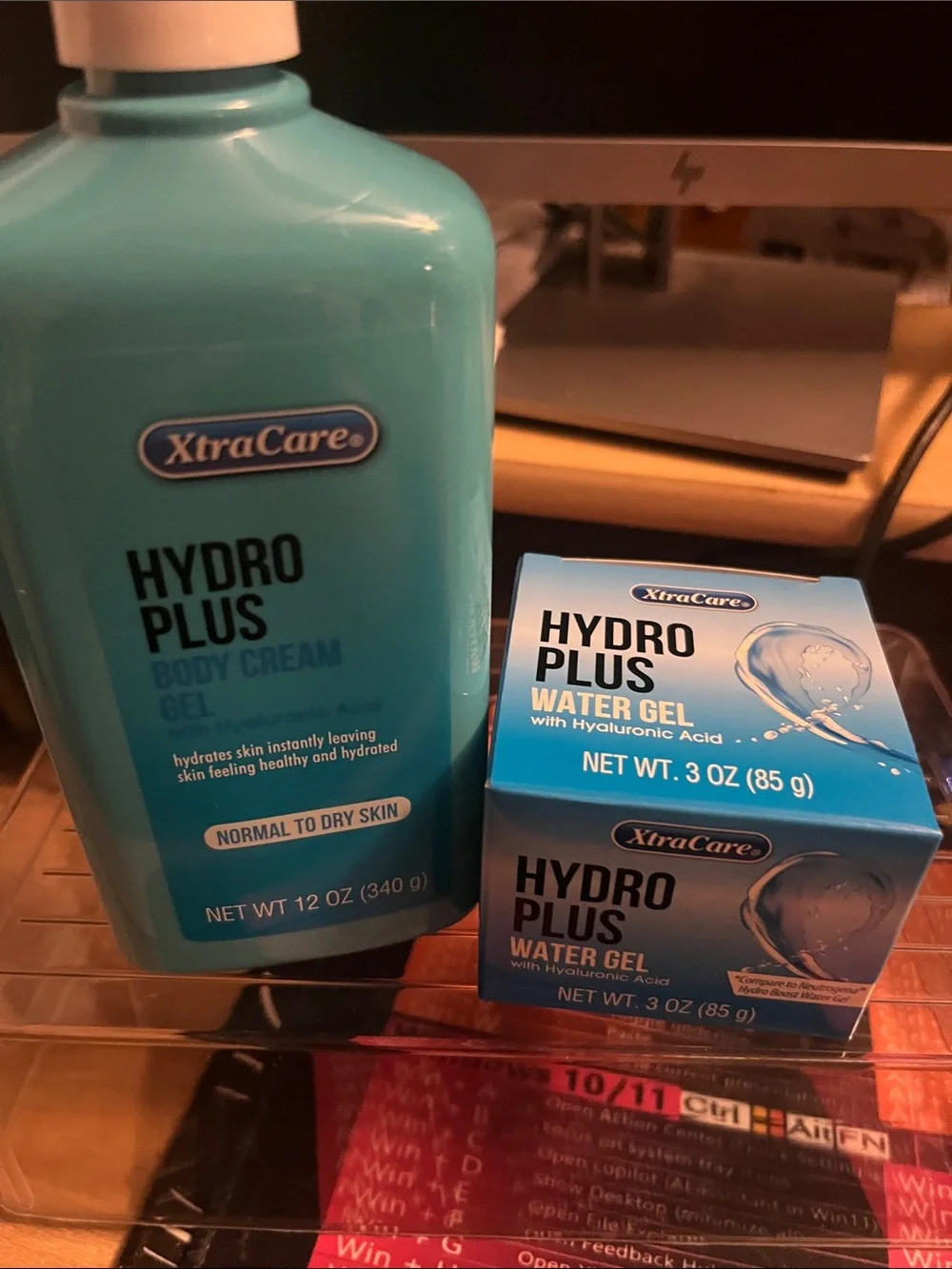 Hydro Plus Body Cream Gel and Water Gel